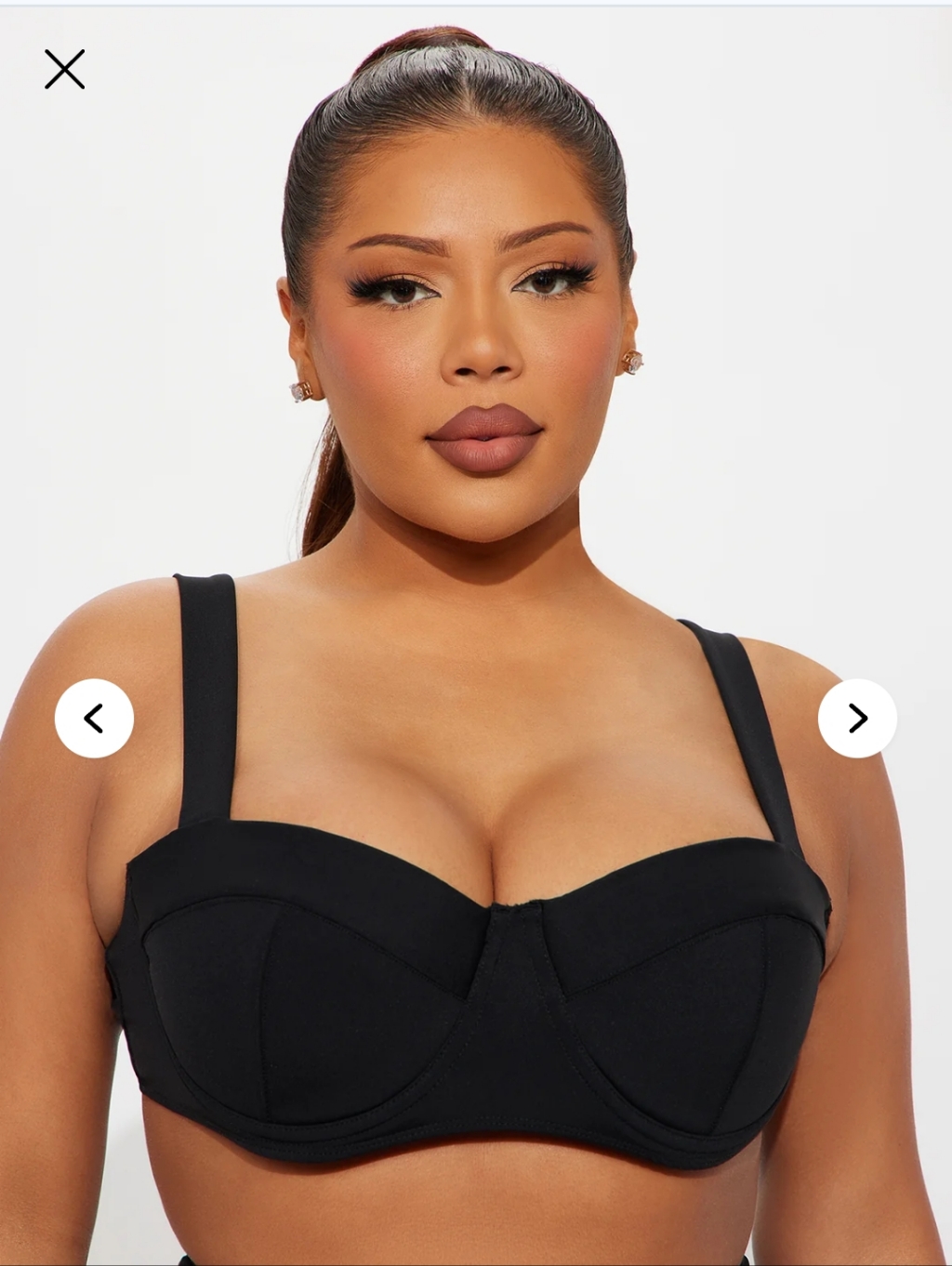 Delvina Bra Cup Bikini Top